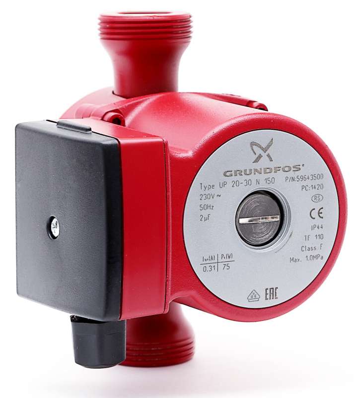 Насос циркуляционный Grundfos UP 20-30N, 1х220В, серия 100, (59643500)